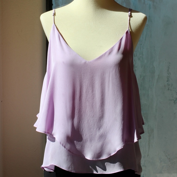 Myne Silk Double Layer Camisole - Picture 1 of 8